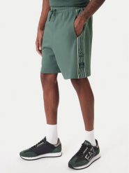 EA7 Emporio Armani Szorty sportowe 7M001501 AF12660 U7260 Zielony Regular Fit. Zielone krótkie spodenki sportowe EA7 Emporio Armani, m, bez wzorów, z syntetyku. Za 449.99 zł.