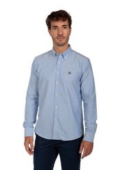 The Time of Bocha Koszula "Oxford" w kolorze błękitnym rozmiar: XL. Niebieskie koszule The Time of Bocha, xl, bez wzorów, z bawełny, bez kołnierzyka, bez ramiączek. Za 131.74 zł.