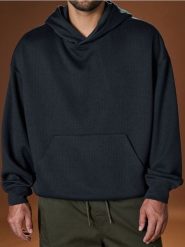 Bluza hoodie - green spruce. Zielone bluzy bez kaptura Sinsay, l, bez wzorów, bez kaptura. W wyprzedaży za 24.99 zł.