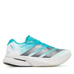 Buty do biegania adidas. Niebieskie buty do biegania Adidas, bez wzorów, bez zapięcia, do biegania. Za 699.99 zł.
