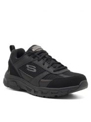 Skechers Sneakersy OAK CANYON VERKETTA 51898 BBK Czarny. Czarne buty sportowe casual Skechers, bez wzorów, ze skóry, bez zapięcia. Za 299.99 zł.