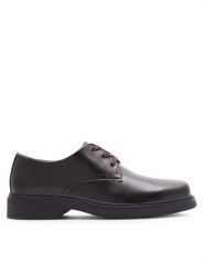 Badura Półbuty JIMM-01 123AM Brązowy. Brązowe eleganckie półbuty Badura, bez wzorów, ze skóry, bez obcasa, bez zapięcia. Za 279.99 zł.
