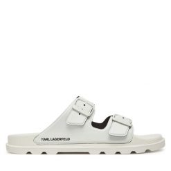 Klapki KARL LAGERFELD. Białe klapki KARL LAGERFELD. Za 369.99 zł.
