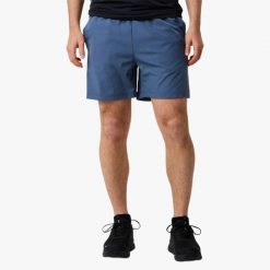 Szorty treningowe Trening męskie Swedemount Core Shorts szybkoschnące. Niebieskie krótkie spodenki sportowe SWEDEMOUNT, m, bez wzorów. Za 129.99 zł.