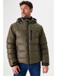 Garcia Kurtka pikowana w kolorze khaki rozmiar: M. Brązowe kurtki Garcia, m, z aplikacjami, bez kaptura. Za 230.00 zł.