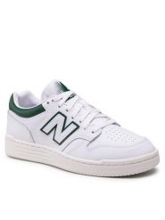New Balance Sneakersy BB480LGT Biały. Białe buty sportowe casual New Balance, bez wzorów, ze skóry, bez zapięcia. Za 319.99 zł.