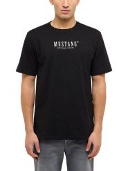 Mustang Koszulka "Austin" w kolorze czarnym rozmiar: XXL. Czarne bezrękawniki Mustang, xxl, bez wzorów, z bawełny, bez kołnierzyka, bez ramiączek. Za 52.67 zł.