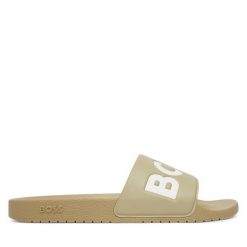 Klapki BOSS. Zielone klapki Boss. Za 229.99 zł.