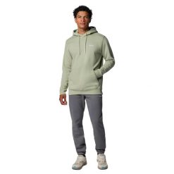 Bluza dresowa sportowa męska Meridian Creek Hoodie. Brązowe bluzy bez kaptura Columbia, l, bez wzorów, z bawełny, bez kaptura. Za 249.99 zł.