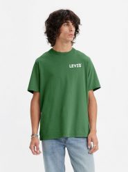 Levi's Koszulka w kolorze zielonym rozmiar: M. Zielone bezrękawniki Levi's®, m, bez wzorów, z bawełny, bez kołnierzyka, bez ramiączek. Za 75.16 zł.