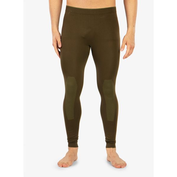 Legginsy termoaktywne męskie Brubeck Ranger Protect. Zielone bielizna termoaktywna Brubeck, m, bez wzorów, bez ramiączek. Za 101.99 zł.