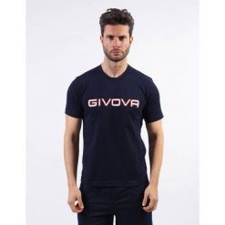 Bawełniana koszulka Givova Spot w kolorze granatowym. Niebieskie t-shirty sportowe Givova, bez wzorów, z bawełny, bez ramiączek, do piłki nożnej. Za 52.75 zł.