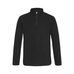 Bluza męska Protest PERFECTO, z krótkim zamkiem. Czarne bluzy Protest, na zimę, l, bez wzorów, bez kaptura. Za 179.00 zł.