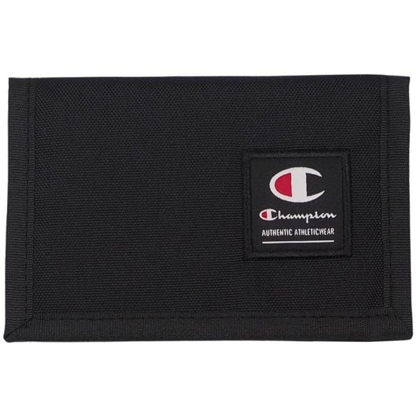 KK001 Portfel Z Logo. Czarne portfele Champion, bez wzorów. Za 75.99 zł.