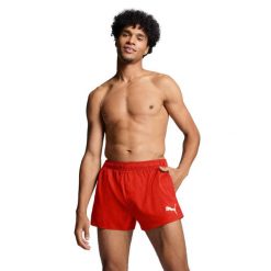 Kąpielówki męskie Puma, Short Shorts, Czerwone. Czerwone kąpielówki Puma, m, bez wzorów. Za 101.99 zł.