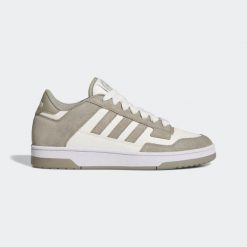 Buty męskie ADIDAS Rapid Court Low. Białe buty do koszykówki Adidas, bez zapięcia, do koszykówki. W wyprzedaży za 199.99 zł.