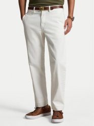 Polo Ralph Lauren Spodnie materiałowe 710690138059 Biały Regular Fit. Białe spodnie materiałowe Polo Ralph Lauren, m, bez wzorów, z bawełny. Za 749.99 zł.