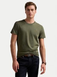 Polo Ralph Lauren T-Shirt 710740727087 Zielony Slim Fit. Zielone koszulki polo Polo Ralph Lauren, m, bez wzorów, z bawełny, bez kołnierzyka, bez ramiączek. Za 329.99 zł.