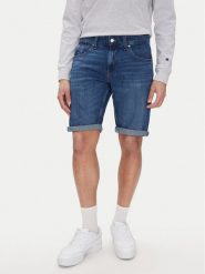 Tommy Jeans Szorty jeansowe Ronnie DM0DM20943 Granatowy Regular Fit. Niebieskie szorty Tommy Jeans, m, bez wzorów, z bawełny. Za 179.99 zł.