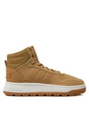Adidas Sneakersy Frozetic FW6782 Brązowy. Brązowe buty sportowe casual Adidas, bez wzorów, ze skóry, bez zapięcia. Za 299.99 zł.