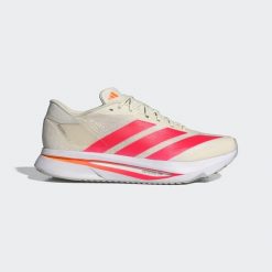 Buty Adizero SL 2. Białe buty do biegania Adidas, bez wzorów, bez zapięcia, do biegania. Za 569.00 zł.
