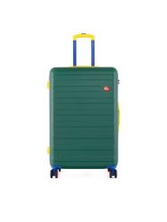 Semi Line Walizka duża T5846-3 Zielony. Zielone walizki Semi-line, bez wzorów, z tworzywa sztucznego, duże. Za 219.99 zł.