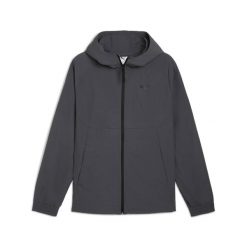 Kurtka z dresu Puma Woven. Szare kurtki Puma, na lato, l, bez wzorów, z dresówki, z kapturem. Za 294.00 zł.