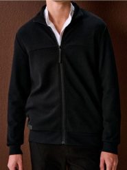 Bluza bomberka - czarny. Czarne kurtki Sinsay, l, bez wzorów, bez kaptura. Za 59.99 zł.