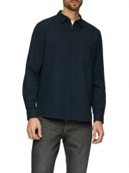 S.Oliver Koszula - Regular fit - w kolorze granatowym rozmiar: M. Niebieskie koszule S.Oliver, m, bez wzorów, z bawełny, bez kołnierzyka, bez ramiączek. Za 85.95 zł.