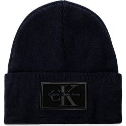 Czapka CALVIN KLEIN JEANS - J Re-Issue Beanie K50K503426 423. Niebieskie czapki zimowe marki Calvin Klein Jeans, z jeansu. W wyprzedaży za 169.00 zł.