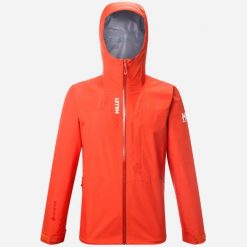 Kurtka przeciwdeszczowa męska Millet Kamet Gore-Tex Jacket Jacket. Brązowe kurtki Millet, l, bez wzorów, z gore-texu, z kapturem. Za 1,659.00 zł.