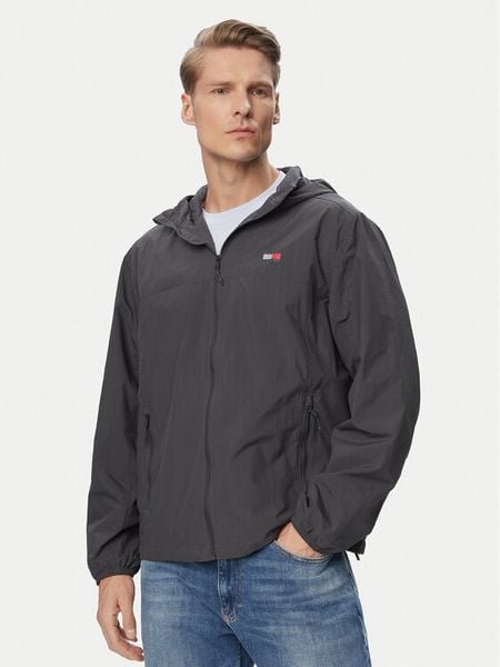 Tommy Jeans Kurtka przejściowa Chicago DM0DM23223 Szary ciemny Regular Fit. Szare kurtki Tommy Jeans, m, bez wzorów, z jeansu, bez kaptura. Za 529.99 zł.