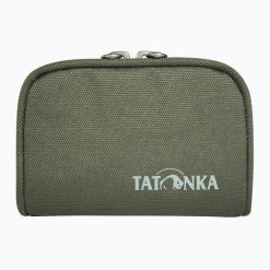 Portfel Tatonka Plain. Zielone portfele Tatonka, bez wzorów, z materiału. Za 99.99 zł.