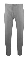 Wiosenno-Letnie, Bawełniane Spodnie (Chinos) - Pako Jeans - Popielate. Szare eleganckie spodnie Pako Jeans, na lato, m, z bawełny. Za 199.00 zł.
