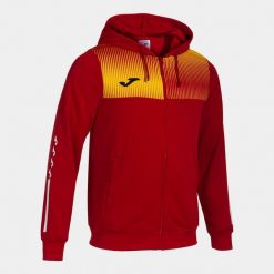 Bluza dresowa z kapturem Joma Eco Supernova. Czerwone bluzy z kapturem Joma, l, bez wzorów, z dresówki, z kapturem. Za 194.55 zł.