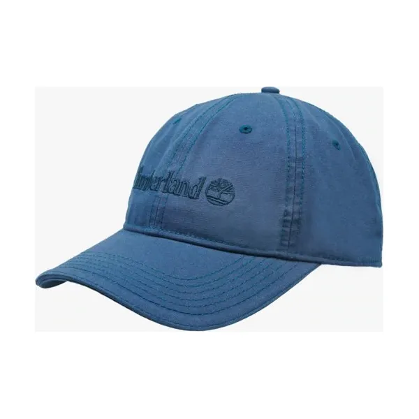 Timberland Czapka Cotton Canvas Cap , niebieski, rozmiar ONE SIZE. Niebieskie czapki z daszkiem Timberland, bez wzorów, z bawełny. Za 159.99 zł.