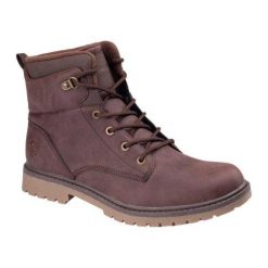 Buty Zimowe Męskie Średnia Wysokość Demiry. Brązowe buty turystyczne IGUANA, na zimę, bez wzorów, z koronki, bez zapięcia, trekkingowe. Za 307.48 zł.
