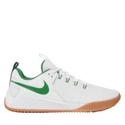 Buty Nike Air Zoom Hyperace 2 białe do siatkówki. Białe buty treningowe Nike, bez wzorów, z materiału, do siatkówki. W wyprzedaży za 405.30 zł.