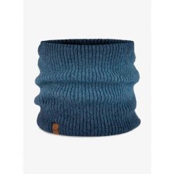 Komin na szyję Buff Knitted Fleece Neckwarmer Marin - denim. Niebieskie szaliki Buff, bez wzorów, z denimu. Za 197.00 zł.