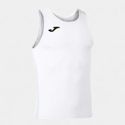 Koszulka do biegania męska Joma R-Winner bez rękawów. Białe bezrękawniki Joma, m, bez wzorów, bez kołnierzyka, bez ramiączek. Za 98.25 zł.