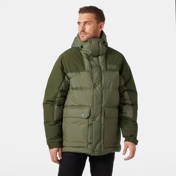 Kurtka puchowa Helly Hansen Escape. Zielone kurtki Helly Hansen, l, bez wzorów, z puchu, bez kaptura. Za 1,249.95 zł.
