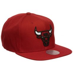 Mitchell & Ness czapka z daszkiem NBA Chicago Bulls Top Spot Snapback. Czerwone czapki z daszkiem Mitchell & Ness, bez wzorów. Za 149.00 zł.
