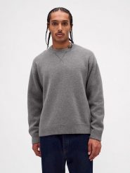 GAP Sweter w kolorze szarym rozmiar: M. Szare swetry nierozpinane GAP, m, bez wzorów, bez kołnierzyka, bez ramiączek. Za 174.95 zł.