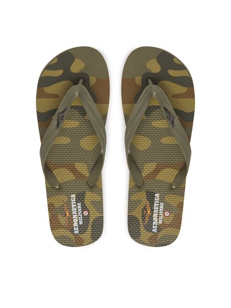 Aeronautica Militare Japonki 261SC0243UCT03112 Khaki. Brązowe japonki Aeronautica Militare, bez wzorów, z syntetyku. Za 139.99 zł.