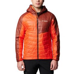 Kurtka ocieplana męska Columbia Platinum Peak II Hooded Jacket. Brązowe kurtki Columbia, m, bez wzorów, bez kaptura. Za 559.99 zł.
