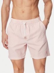 Guess Szorty kąpielowe F6GT11 WN342 Różowy jasny Regular Fit. Czerwone kąpielówki Guess, l, z aplikacjami, z syntetyku. Za 299.99 zł.