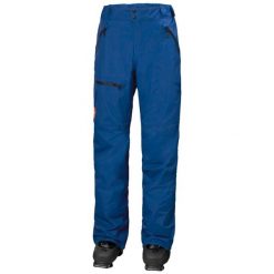 Spodnie narciarskie cargo Helly Hansen Sogn. Niebieskie spodnie narciarskie i snowboardowe Helly Hansen, m, bez wzorów, narciarskie. W wyprzedaży za 852.50 zł.