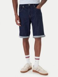 Tommy Jeans Szorty jeansowe Ronnie DM0DM23067 Granatowy Regular Fit. Niebieskie szorty Tommy Jeans, m, bez wzorów, z bawełny. Za 289.99 zł.