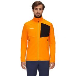 Kurtka trekkingowa męska Mammut Madris ML. Żółte kurtki Mammut, m, bez wzorów, z elastanu, bez kaptura. Za 663.55 zł.