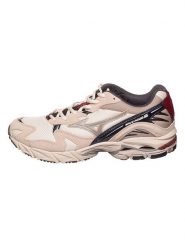 Mizuno Skórzane sneakersy "Wave Rider 10" w kolorze beżowym rozmiar: 45. Brązowe buty sportowe casual Mizuno, bez wzorów, z materiału, bez zapięcia. Za 268.55 zł.